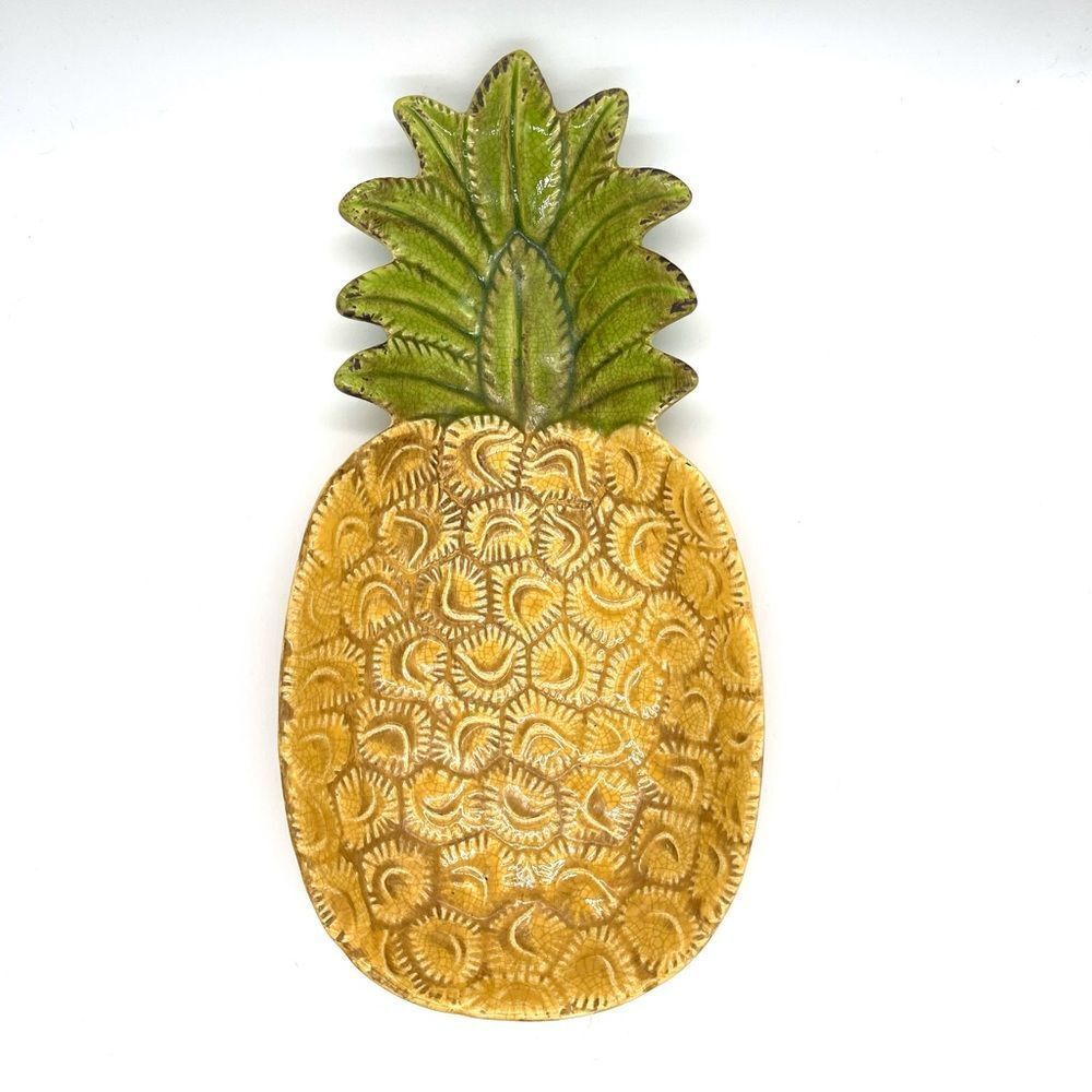 The Spring Shop Pineapple Ceramic Decor Platter - Picture 2 of 4